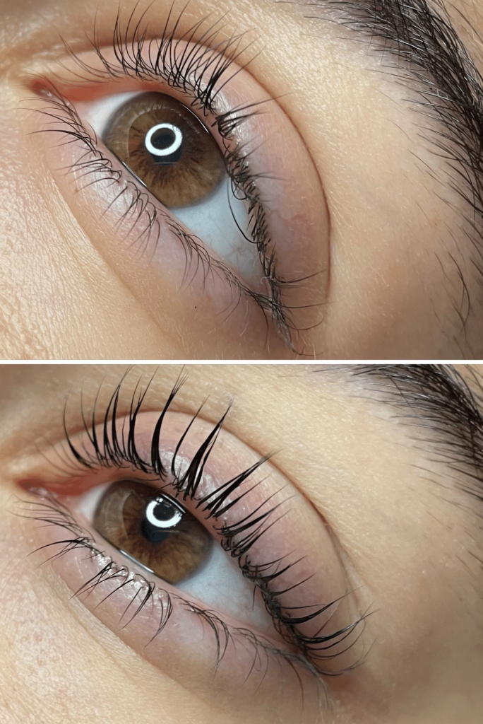 Laminazione ciglia prima dopo 684x1024